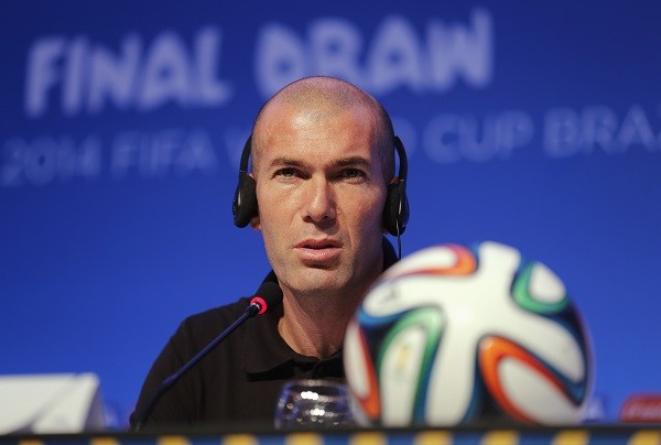 Former French soccer player Zinedine Zidane 