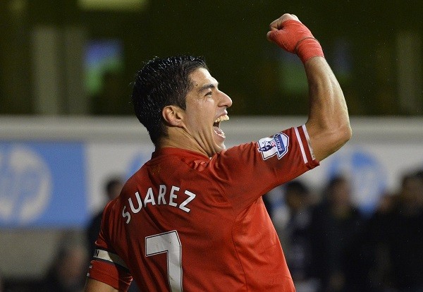 Liverpool's Luis Suarez 
