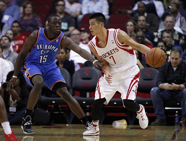 Houston Rockets point guard Jeremy Lin