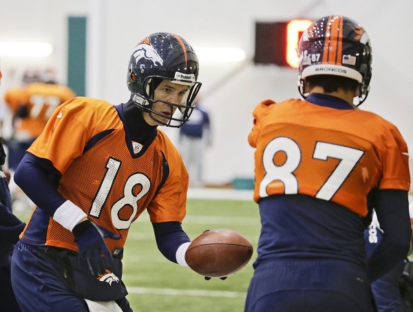 Denver Broncos quarterback Peyton Manning 