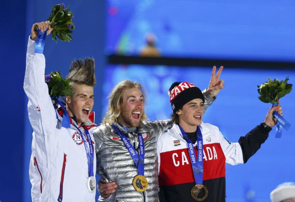 Gold medalist Sage Kotsenburg of the U.S Sochi