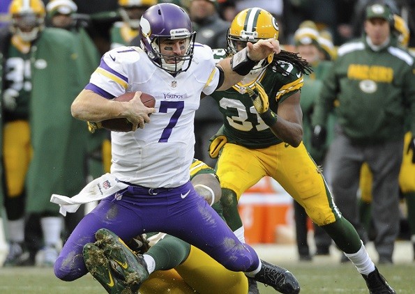 Minnesota Vikings quarterback Christian Ponder 