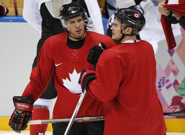 Canada's men's ice hockey team captain Sidney Crosby