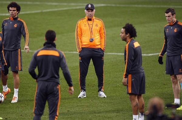 Real Madrid's coach Carlos Ancelotti 
