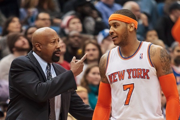  New York Knicks head coach Mike Woodson 