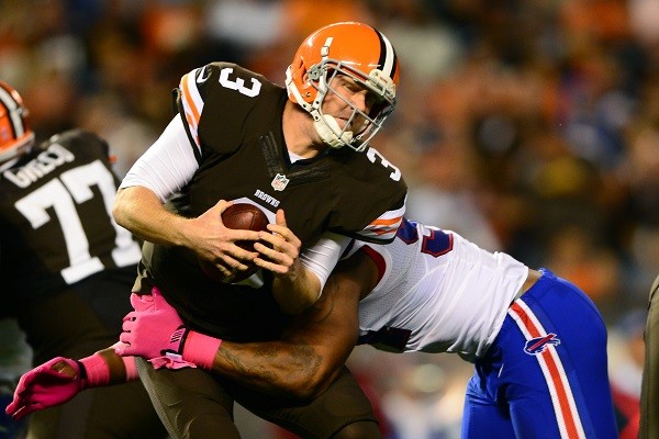 Cleveland Browns quarterback Brandon Weeden 
