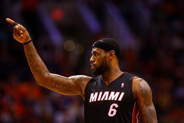 Miami Heat forward LeBron James