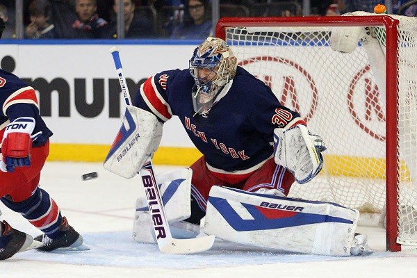 New York Rangers goalie Henrik Lundqvist 