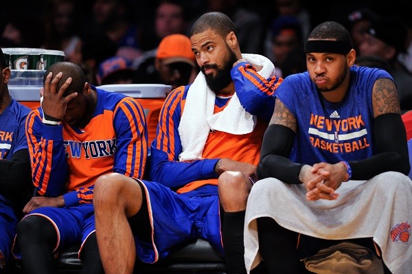 New York Knicks small forward Carmelo Anthony 