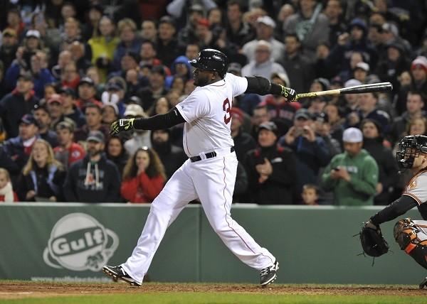 Boston Red Sox designated hitter David Ortiz 