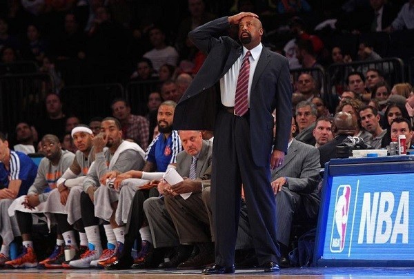New York Knicks head coach Mike Woodson