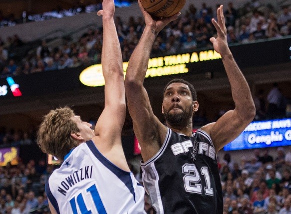 San Antonio Spurs forward Tim Duncan