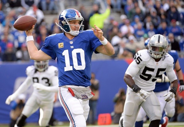  New York Giants quarterback Eli Manning 