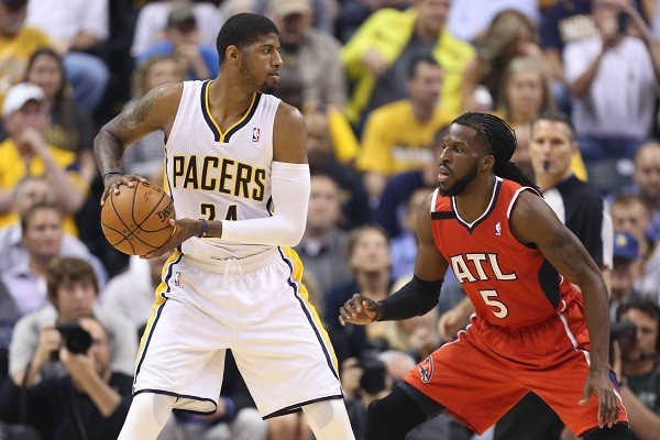Indiana Pacers forward Paul George 