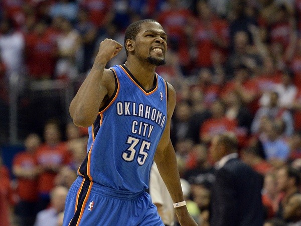 Oklahoma City Thunder forward Kevin Durant