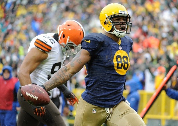 Green Bay Packers tight end Jermichael Finley