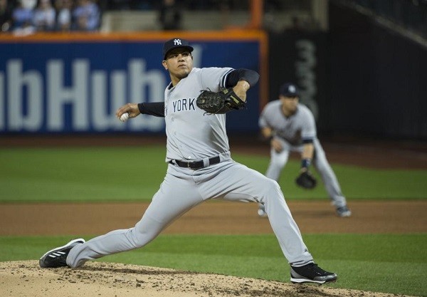 New York Yankees relief pitcher Dellin Betances 