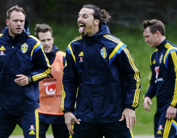 Sweden's national soccer team player Zlatan Ibrahimovic
