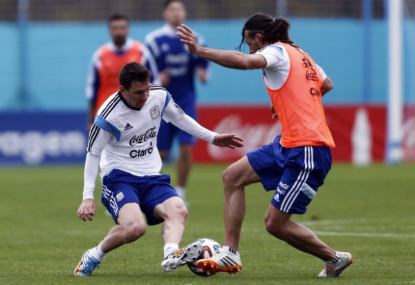 Argentina's national soccer team player Lionel Messi 