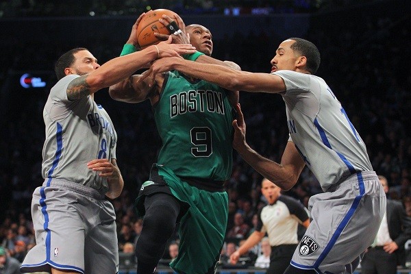 Boston Celtics point guard Rajon Rondo 