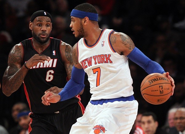  New York Knicks small forward Carmelo Anthony 