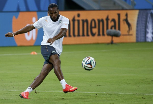 Ivory Coast's national soccer team player Didier Drogba 