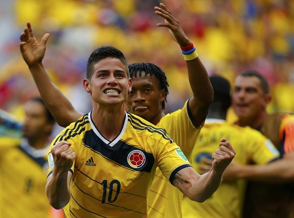 Colombia's James Rodriguez 