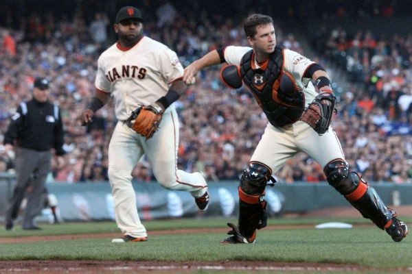 San Francisco Giants catcher Buster Posey