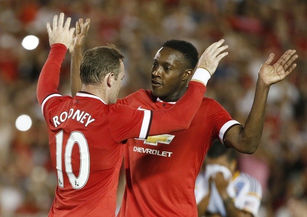 Manchester United forwards Wayne Rooney