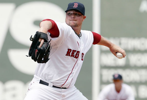 Boston Red Sox starting pitcher Jon Lester