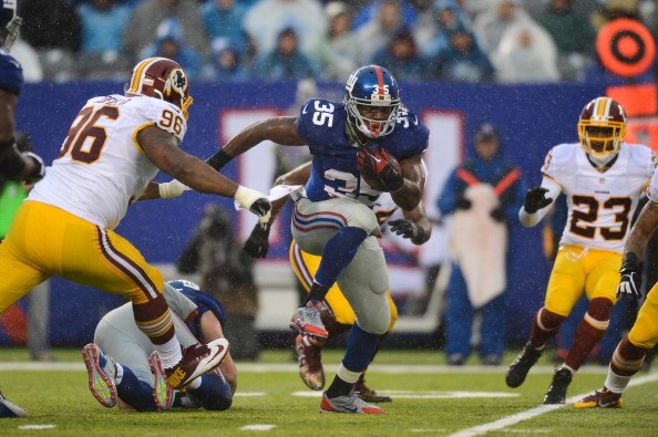 Running back Andre Brown #35 of the New York Giants