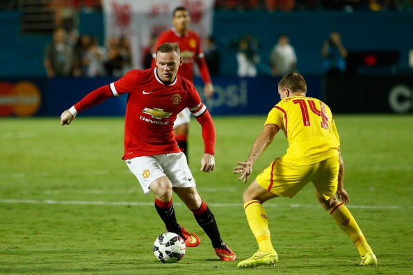 Wayne Rooney #10 of Manchester United