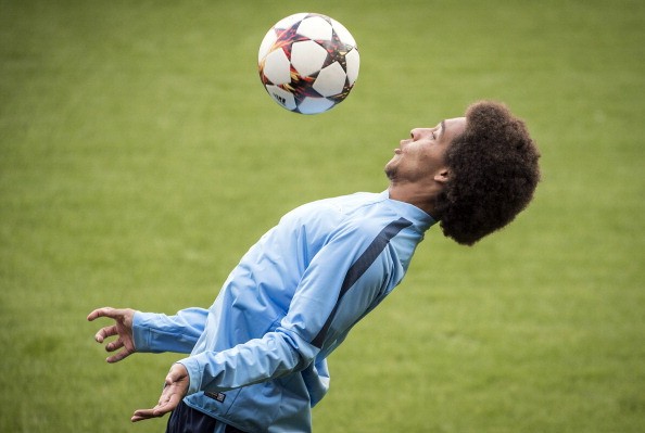 Zenit's player Axel Witsel takes part in a training session