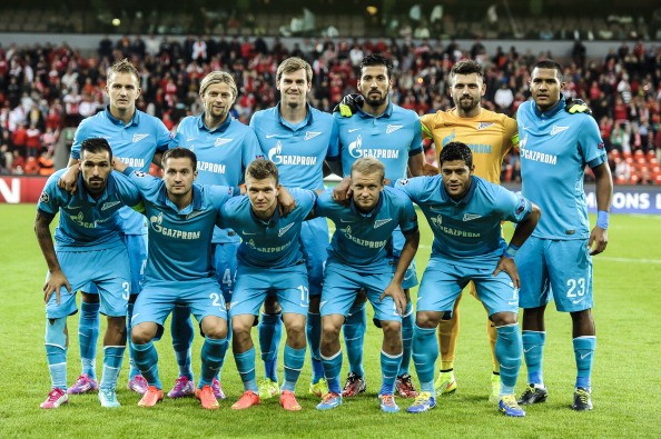 Zenit's players 