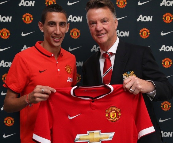 Angel di Maria of Manchester United 