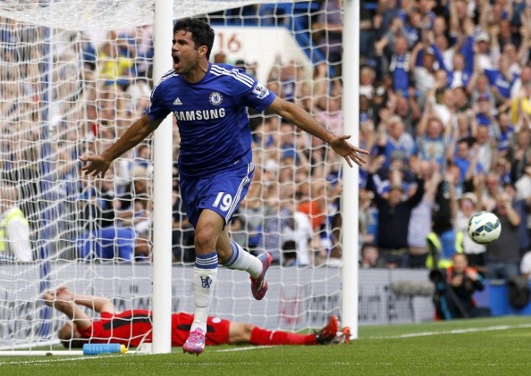 Chelsea's Brazilian-born Spanish striker Diego Costa 