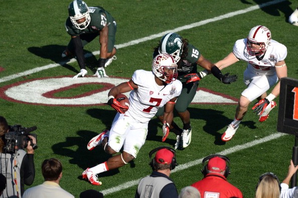 College Football: 100th Rose Bowl: Stanford Ty Montgomery