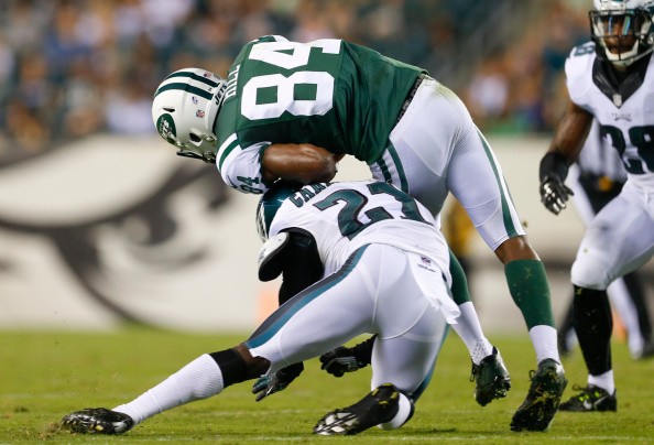 Wide receiver Stephen Hill #84 of the New York Jets 