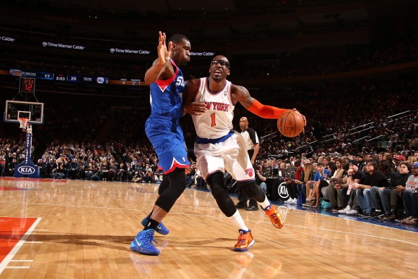 Amar'e Stoudemire #1 of New York Knicks