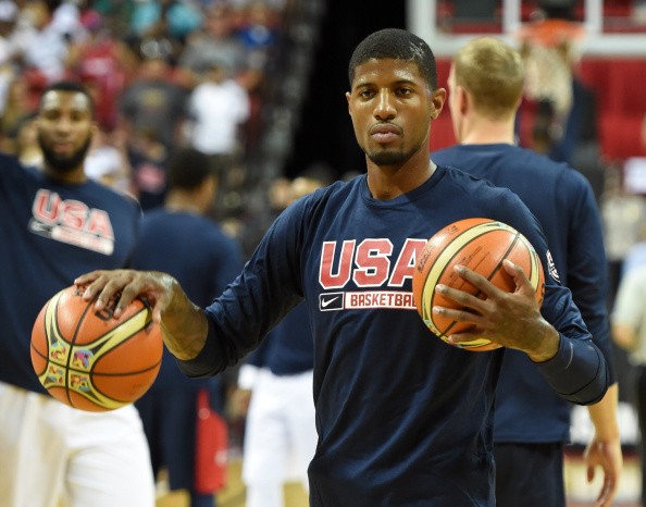 Paul George #29 of the 2014 USA Basketball Men's National Team