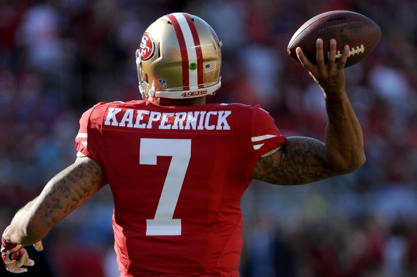 Quarterback Colin Kaepernick #7 of the San Francisco 49ers 