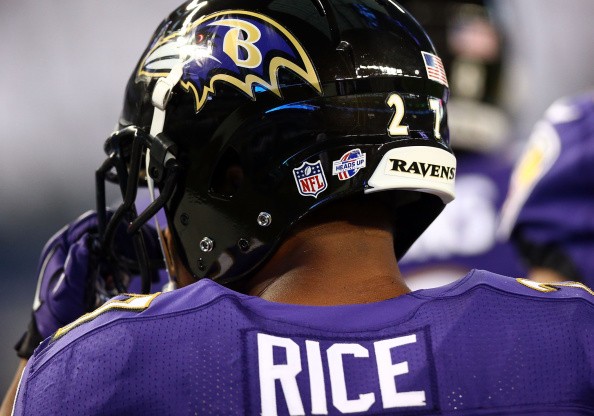 Ray Rice #27 of the Baltimore Ravens