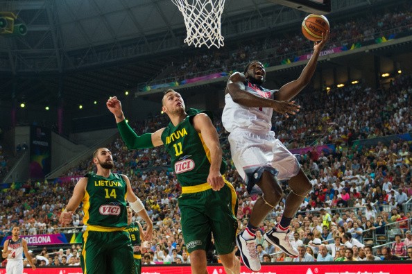 Kenneth Faried #7 of the USA Basketball Men's National Team 