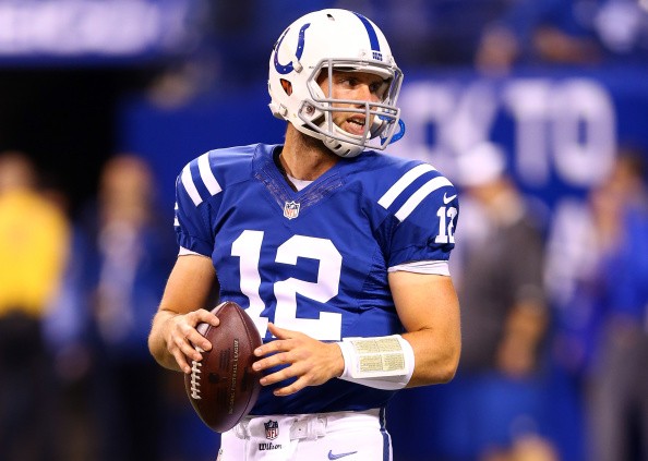 Quarterback Andrew Luck #12 of the Indianapolis Colts 