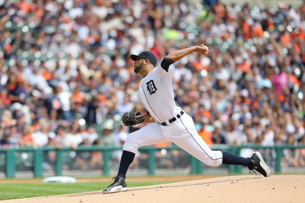 David Price #14 of the Detroit Tigers