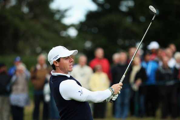 Rory McIlroy of Europe