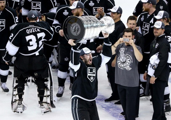 Drew Doughty #8 of the Los Angeles Kings 