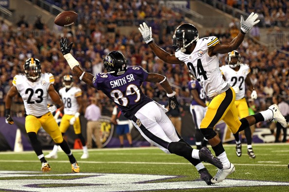 Wide receiver Steve Smith #89 of the Baltimore Ravens 