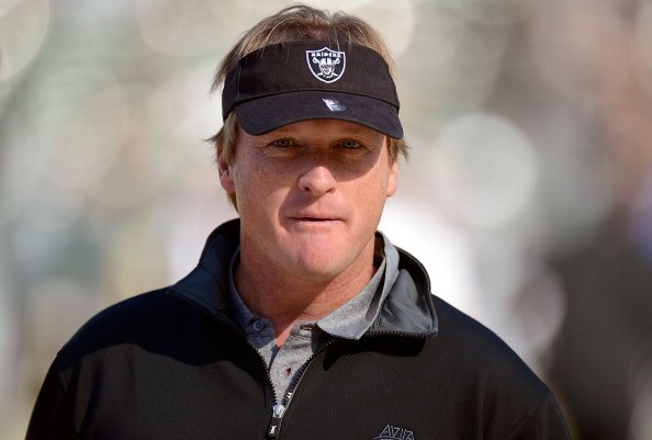 Former head coach of the Oakland Raiders and now ESPN Monday Night Football Analyst Jon Gruden 