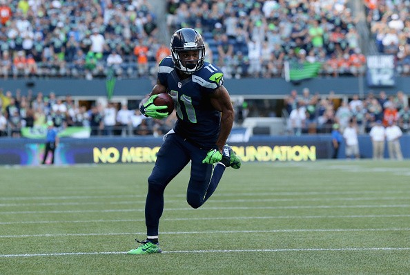 Wide receiver Percy Harvin #11 of the Seattle Seahawks